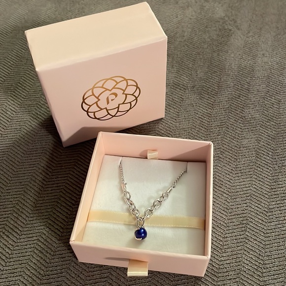 It’s Pearl Time Sterling Silver Pepsi Blue Pearl Bracelet - Picture 2 of 4